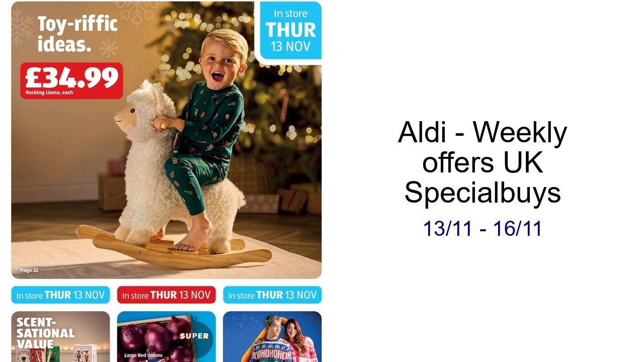 Aldi - Weekly offers UK Specialbuys 13/11 - 16/11