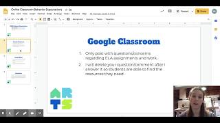 Online Classroom Behavior Expectations