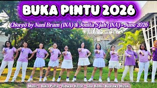 BUKA PINTU || Line Dance || Demo by Astri & Friends