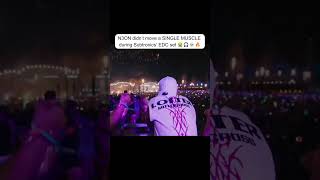 N3ON didn't move a SINGLE MUSCLE during Subtronics' EDC set #n3on #arman #shorts