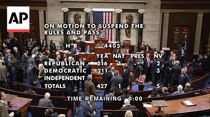 House passes bill to force the release of Jeffrey Epstein files