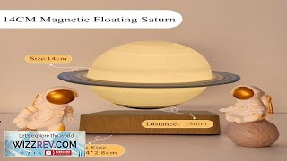 3D Magnetic Levitating Saturn Lamp Night Light 3 Colors Rotating Wireless LED Review screenshot 2