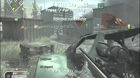 CoD4 Shipment Quickscoping M40A3 w/Commentary