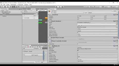 39  Blend tree correr & transición Curso Unity y C# 2019 ( parte 39)