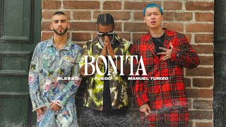 Bonita - Fuego, Blessd, Manuel Turizo (Video Oficial) chords