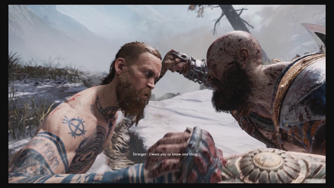 God Of War 4 Kratos Vs Baldur Round 1 Baldur 1st Boss Fight New