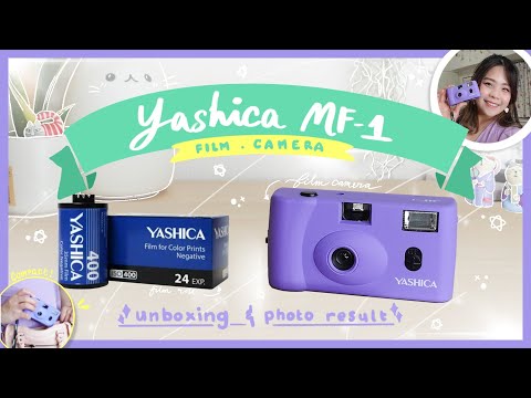 How to use YASHICA MF-1 FILM CAMERA 📸 | Unboxing + Photo Results | REVIEW ✨