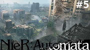NieR:Automata Part 5 | Chapter 5 Excavated Land | Playing as 2B | Very Hard | No Commentary