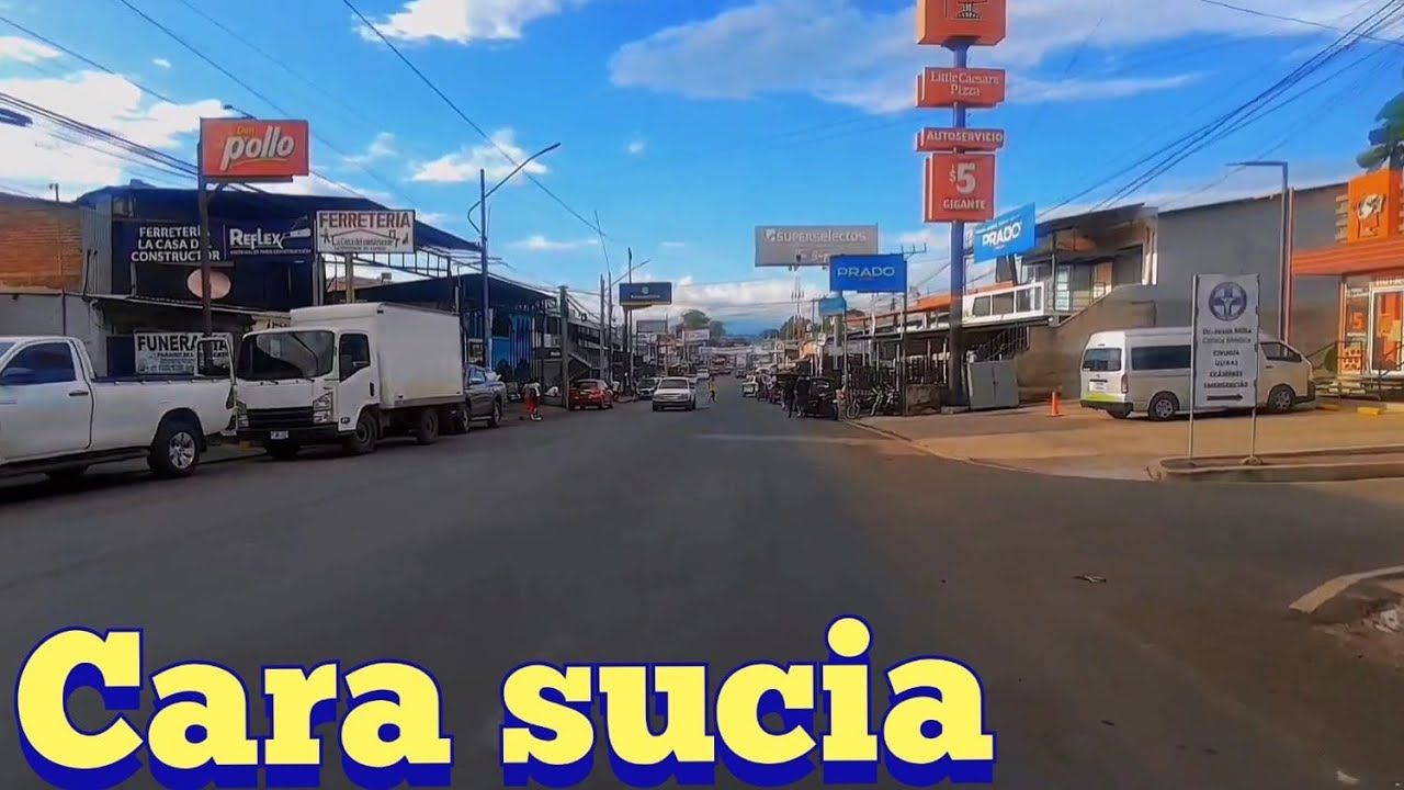 recorrido por cara sucia, El salvador