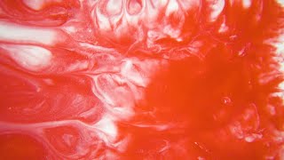 White And Red Paint Stock Video