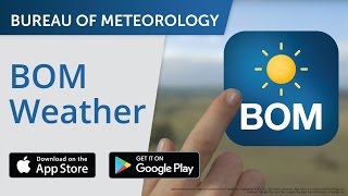 BOM Weather smartphone app screenshot 1