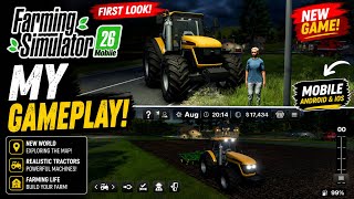 New Farming Simulator 26 Mobile Gameplay Realistic Farming Experience
