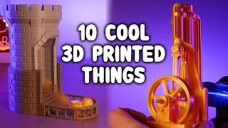 10 Cool 3D Printed Things - 3D Printing Timelapses On The Elegoo Neptune 4 Plus