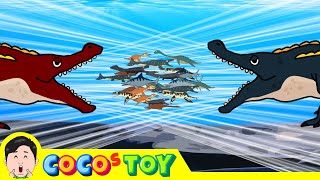 Two monstersㅣIchthyosaurus, dinosaurs kidstoonㅣCoCosToy