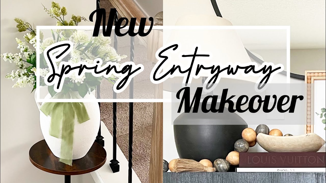 New* 2024 Spring Decorate With Me Spring Entryway Makeover + New