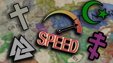FASTER Religion!!! Crusader Kings 3 Timelapse | Ai only