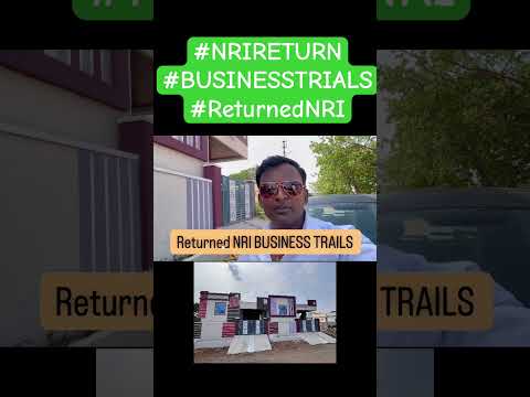 Business Trails After returning to India. #sanjamtalks #nristories #nrireturn