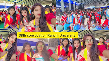 38th convocation Ranchi University 🎓🎓 #vlog #viralvideo