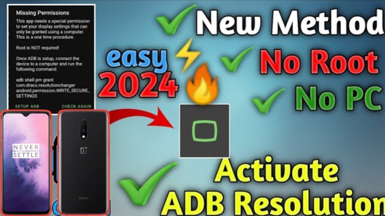 OnePlus 7 Resolution Change For Gaming Lag Fixed || No Root No OTG No PC || Simple method