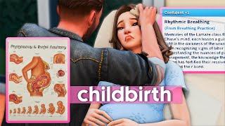 PREGNANCY CLASSES, BIRTH PLANS, OFFER SUPPORT | REALISTIC CHILDBIRTH MOD UPDATE! - The Sims 4