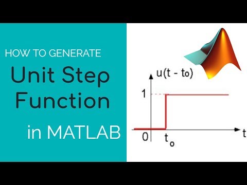 How to Generate Unit step function in MATLAB