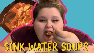 Sink-water  soup MUKBANGS and cooking by Amberlynn Reid