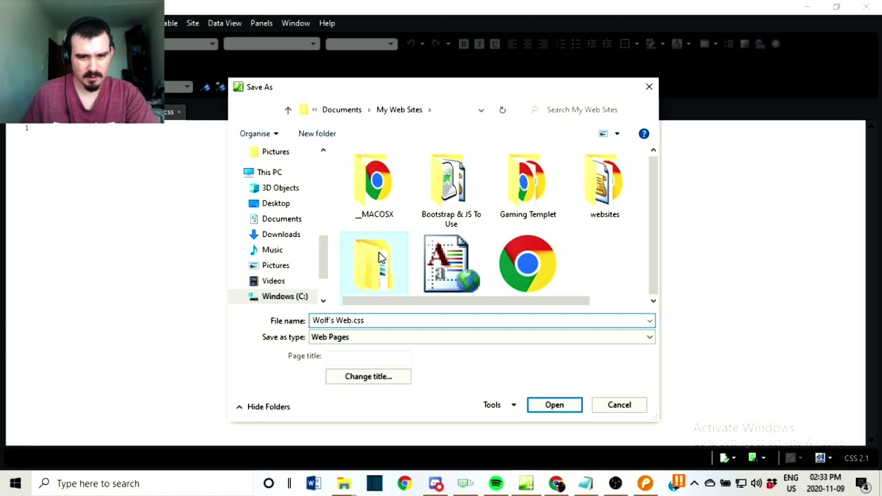 Lets Start With Mine (Wolf's Web The Beginning Of HTML) - YouTube