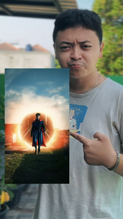 How to make a Doctor Strange portal effect video using CapCut #shorts #home #viral