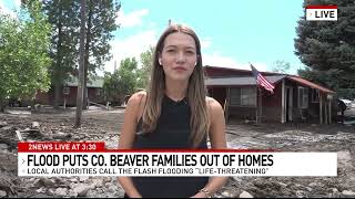 2NEWS LIVE @ 330p: Beaver, Utah homes damaged by massive mudslide from Cottonwood Fire burn scar