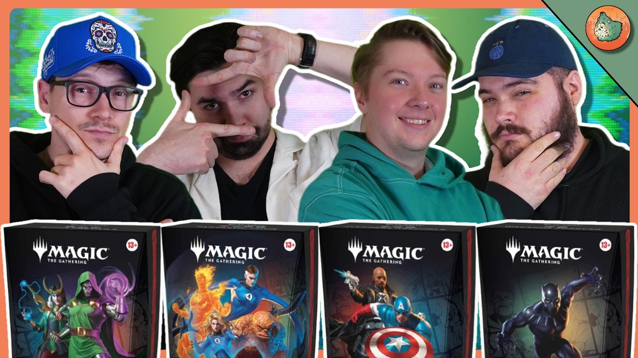 Marvel Super Heroes Precon Battle! | Doctor Doom v Captain America v Mr Fantastic v Black Panther thumbnail