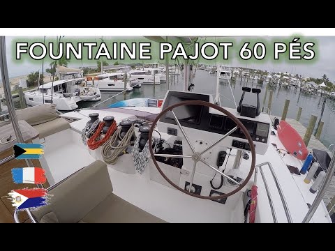 ⁣Fountaine Pajot 60 pés. Por dentro do Catamarã. Walktrough Fountaine Pajot 60 foot