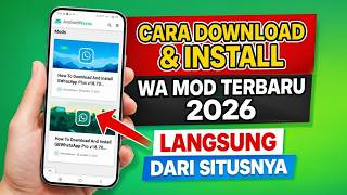 Cara Download dan Install WA Mod Terbaru 2026 | GB WhatsApp