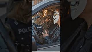Mr Bones is sitting in his car when Battle Cat gets weasel for dinner