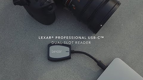 Lexar® Professional USB-C™ Dual-Slot Reader