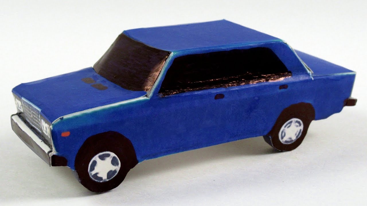 Lada Samara Vaz 2109 Paper Car Free Vehicle Paper Model Do…