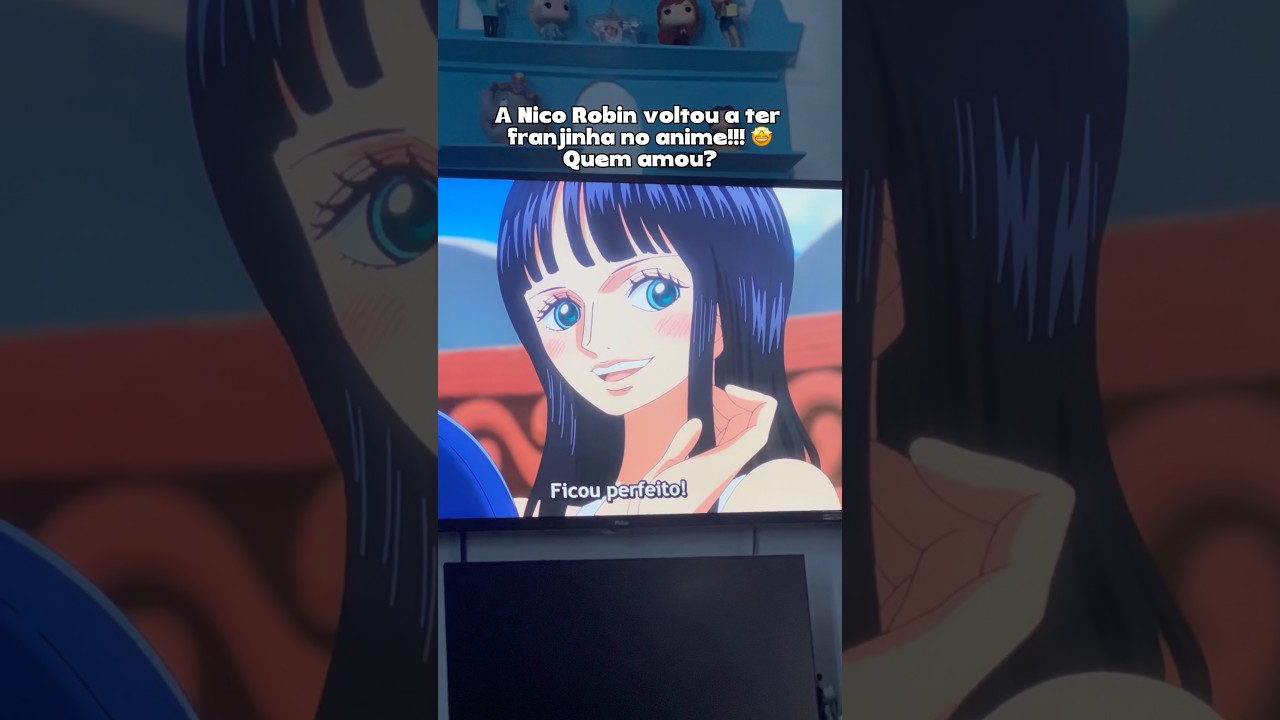 Nico Robin com franja - franjinha - One Piece Elbaf - #onepiece #anime #shorts