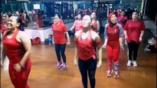 AEROBIC BASIC PEMULA...SEPERTI BIASA KESERUAN KITAAA GENGS 💪💋