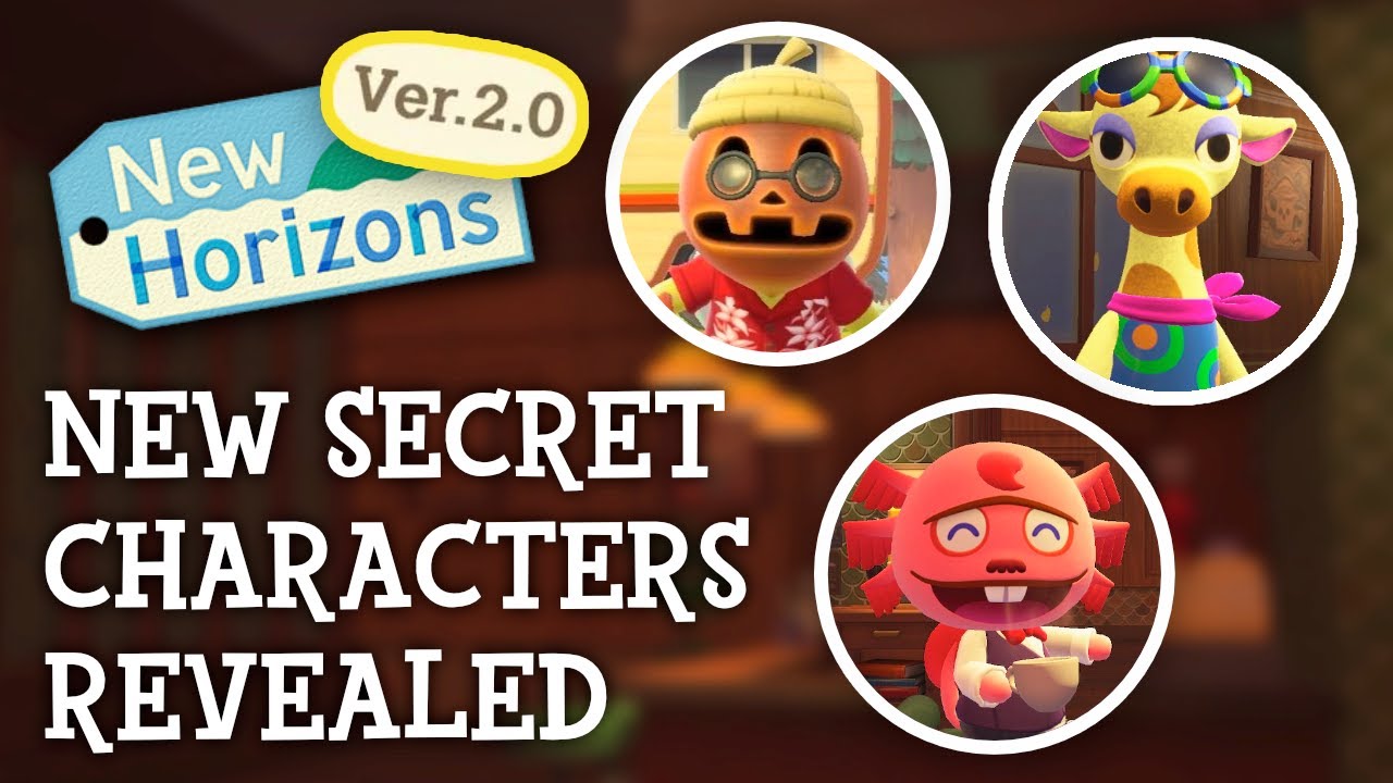 Animal Crossing New Horizons - New SECRET CHARACTERS Revealed (2.0 Update)