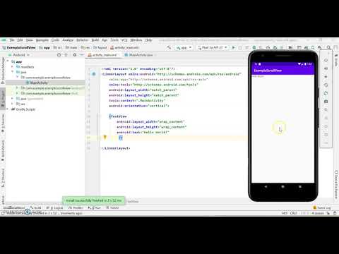 AndroidStudio - ScrollView