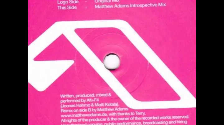 Alt+F4 - Alt+F4 (Original Mix)