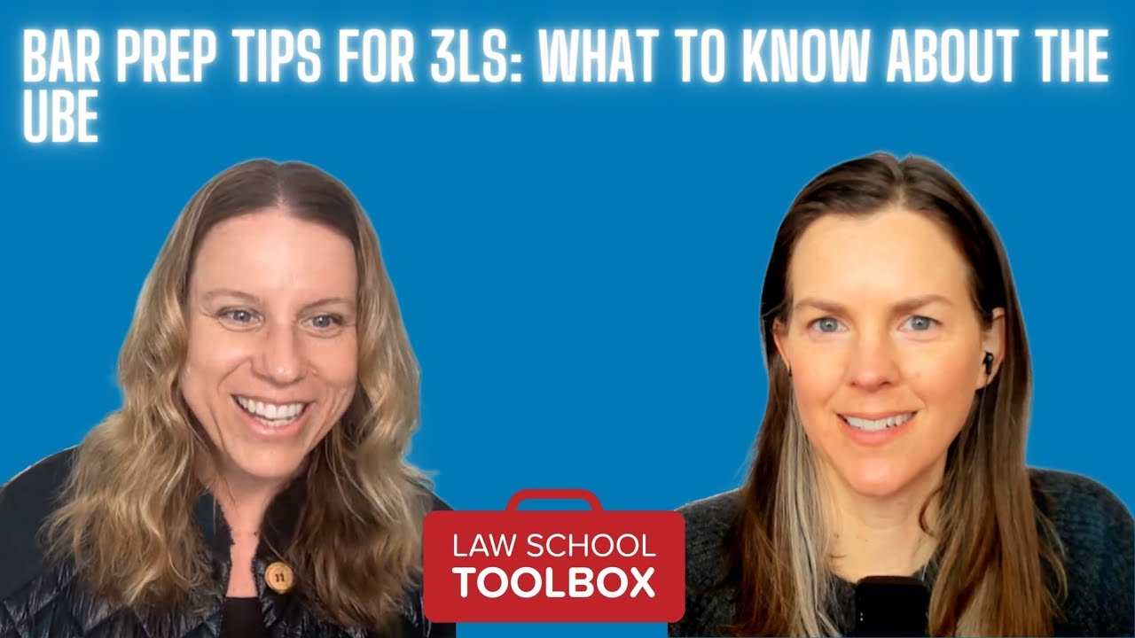 Bar Prep Tips for 3Ls: What to Know About the UBE