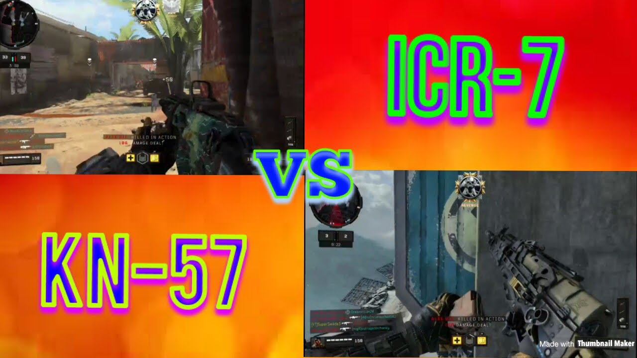 KN-57 VS ICR-7 ~ Which is Better? ~ Black Ops 4 Multiplayer