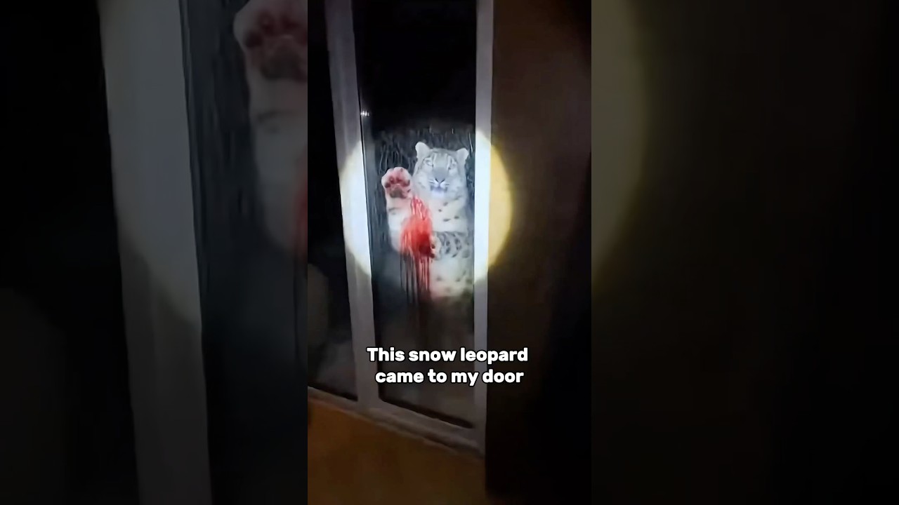 This Snow Leopard Saved Her Cubs