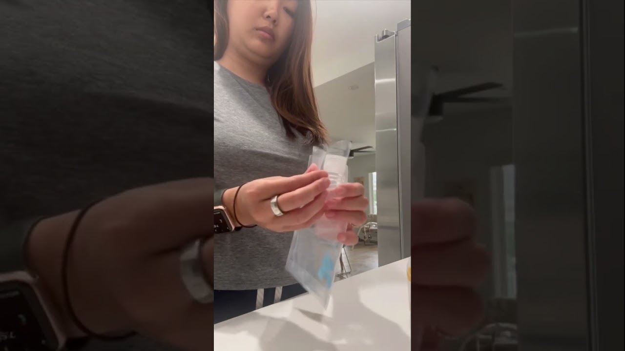 How To Remove Air From Breast Milk Storage Bags To Freeze Breast Milk 