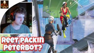 REET vs PETERBOT😳 (4v4 ZONEWARS) [FORTNITE TOKEN/WAGER]