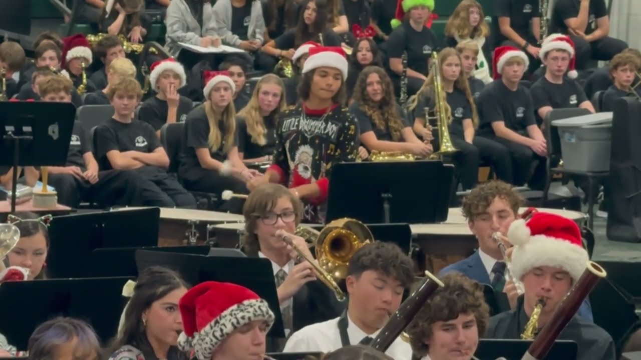 Christmas Performance 2025 Poway HS Concert Band