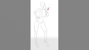 Figure Drawing Misconception - Quick Art Tips #art #sketch #shorts #tutorial #drawingtutorial #anime