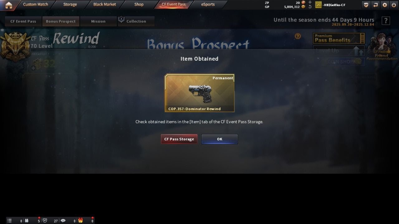 Bonus CF Pass Crossfire West شوف كسبت اي في الاخر XD