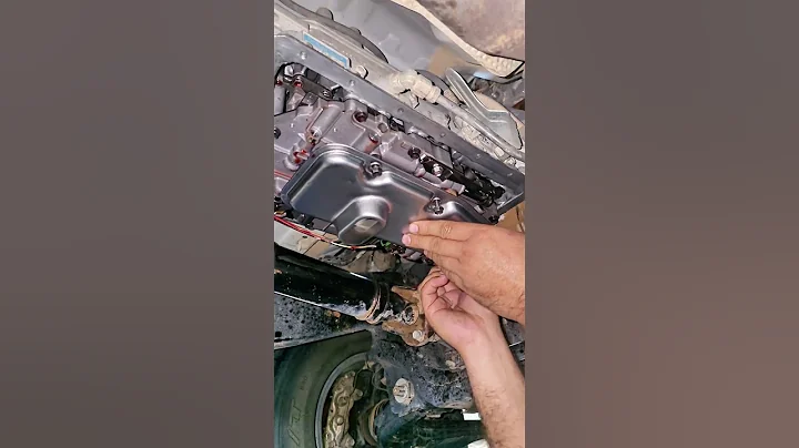 Change transmission oil and filter Toyota hilux #auto #handpumpautomationmotorfixing