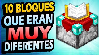 ✅ 10 Bloques Que Cambiaron BRUTALMENTE en Minecraft!! #2